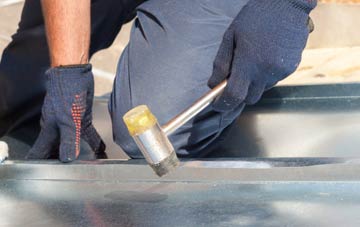 Helm metal flat roofing repairs